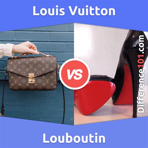 difference between louboutin and louis vuitton|louboutin louis vuitton shoes heels.